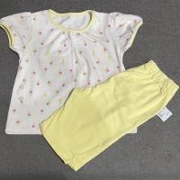 ราคา เซ็ทชุดนอน UNIQLO แขนสั้นสีเหลือง ไซส์ 90 (6147837122)