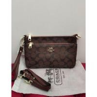 ราคา Coach สะพายข้าง 3 ซิป zise 8 นิ้ว (8039501102)