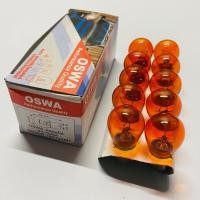 ราคา หลอดไฟเลี้ยว เขี้ยวเยื้อง 1 ไส้ สีส้ม OSWA 93-75AM 12V 25W (23878393765)
