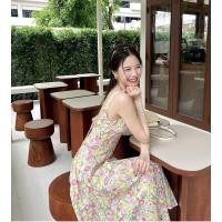 ราคา ส่งต่อเดรสยาว Lookbooklookbook (Size.XS , S , M และ L) รุ่น Eillie สีเขียวดอก คลอใหม่น่ารัก (มี New/Used) (29265790834)