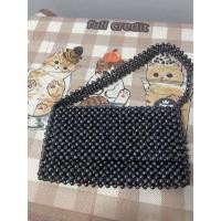 ราคา กระเป๋าสะพายไหล่สีดำ (22332791357)