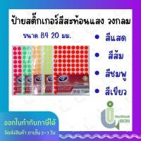 ราคา ป้ายสติ๊กเกอร์สีสะท้อนแสง วงกลม B4 (28813928260)