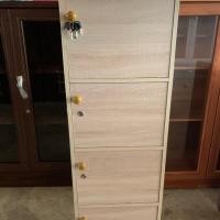 ราคา ตู้ล็อคเกอร์4ชั้น มีบาน ตู้เก็บของ ส่งฟรี‼️ (5627925298)