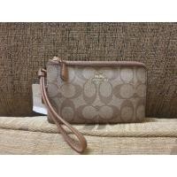 ราคา Coach Double Zip Wristlet F66506 คล้องมือ 2 ซิปไซส์ S (17757056290)