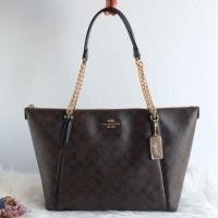 ราคา Coach 87776 Ava Chain Tote In Signature Canvas กระเป๋าสะพายไหล่