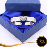 ราคา กำไลหลวงพ่อเงิน วัดบางคลาน จ.พิจิตร ซื้อง่าย ขายคล่อง กำไรงาม ร่ำรวย ปรับขนาดได้ งานสแตนเลสแท้ สินค้าขายดีพร้อมส่ง (24520322634)