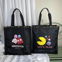 ราคา Lesportsac PAC-MAN ใหม่ กระเป๋าถือ กระเป๋าสะพายไหล่ ทรงโท้ท ขนาดใหญ่ จุของได้เยอะ สําหรับผู้หญิง 38 (28909095515)