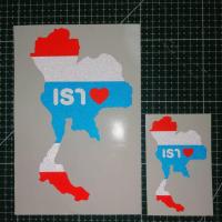 ราคา สติ๊กเกอร์ติดรถ แผนที่ประเทศไทย❤️ งานตัดไดรคัทสะท้อนแสง3M (26089251211)