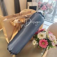 ราคา หมอนอิงทรงกระบอก หมอนพิงหลัง สีเรียบหรูหรา หมอนอิงโซฟาสวยๆพร้อมส่ง (41551667695)