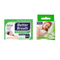 ราคา Better Breath ของแท้ แผ่นแปะจมูกแก้กรน เปิดโพรงจมูก ลดอาการคัดจมูก พร้อมคลิปหนีบจมูก (42611688732)