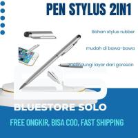 ราคา PEN STYLUS 2IN1 Touch Screen Stylus Ballpoint สําหรับสมาร์ทโฟนปากกาสไตลัส (44323881728)