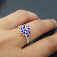 ราคา แหวนดอกไม้ลงยาแบบสุโขทัย (1300854155)