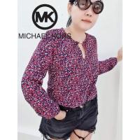 ราคา MICHAEL Michael KorsV-Neck Floral Top (18630456665)
