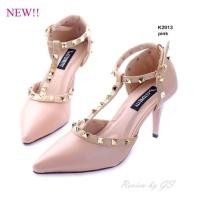 ราคา รองเท้าส้นสูง สไตล์ valentino วาเลนติโน่ (584632237)