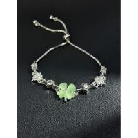 ราคา สร้อยข้อมือ กำไลข้อมือผู้หญิง สร้อยข้อมือแฮนด์เมイดดอกซินนามอร์ฟOUR_leaf_clover สไตล์นักเรียนยุคกลาง (48300331691)