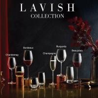 ราคา -1 ออเดอร์/ 1 ใบ- แก้วไวน์ LAVISH Crystal แก้วคริสตัล Lucaris (ไม่มีกล่อง) - โปรดเลือก (10423229221)