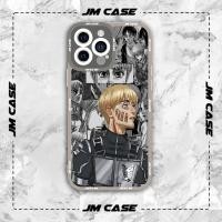 ราคา OPPO SAMSUNG XIAOMI JMCase Attack On Titan Armin Collage AOT อะนิเมะมังงะเคส iphone (28311109711)