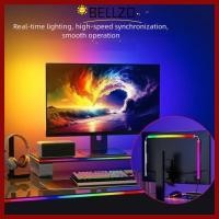 ราคา BELLZO Gaming LED Strip, บรรยากาศตกแต่งคอมพิวเตอร์เดสก์ท็อปหน้าจอ LED Strip, 24 27 32 นิ้ว USB Monitor ไฟ (43873900846)