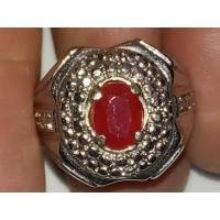 ราคา Merah สีแดงแซฟไฟร์ส้มธรรมชาติ HOT (ส้มแดง) 8x6x3mm est Srilanka HB แหวนวงรีอัลปาก้า 7 Rp. 55,000 (29874826706)