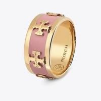 ราคา ของแท้!! พร้อมส่งในไทย!! แหวน Tory Burch Logo สีชมพู size 8 มาพร้อมถุงผ้าแบรนด์แท้ (5091817014)