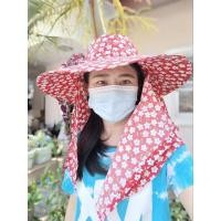 ราคา หมวกปีกกว้างใบใหญ่ หมวกกันแดด หมวกผู้หญิง หมวกลายดอกไม้ หมวกปีกกว้าง17นิ้ว (28373018766)