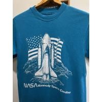 ราคา เสื้อยืดวินเทจมือสอง VINTAGE 90s NASA KENNEDY SPACE CENTER (MADE IN USA) Size S มือ2 (17758236077)