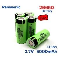 ราคา ถ่านชาร์จคุณภาพสูง 26650 แบตเตอรี่ 5000 mAh 3.7-4.2 V 50A อเนกประสงค์ Li-ion Battery（แท้ 5000 mAh เต็ม） (27628893504)