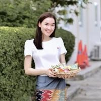ราคา เสื้อไหมลาว อัดกาว ส่งฟรี ไหม ชุดไหม ชุดทำบุญ ชุดทำงาน (21809795678)