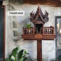 ราคา ศาลพระภูมิ ศาลพระภูมิไม้สักทอง ขนาด 20 นิ้ว ไซส์ใหญ่ (Spirit House) (4928104395)