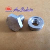 ราคา ก๊อกถ่ายน้ำอลูมิเนียม ก๊อกปล่อยน้ำหม้อน้ำอลูมิเนียม หัวเหลี่ยม พร้อมโอริง (16794576877)