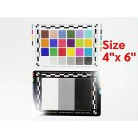 ราคา 4 x 6 นิ้ว Photo scale camera color checker White balance Chart. การ์ดเทียบโทนสี สมดุลแสง สำหรับกล้องถ่ายภาพและวีดีโอ (28078400529)