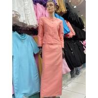 ราคา ชุดไทยจิตรลดา สีส้ม ผ้าไหมอิตาลีเกรดเอ Thaidress (24718094709)