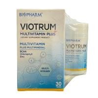 ราคา Viotrum Multivitamin Plus Biopharm ไวโอทรัม มัลติวิตามิน พลัส ไบโอฟาร์ม 30 เม็ด/ 60 เม็ด (41012714834)