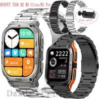ราคา Kospet TANK M3 Ultra สาย สายสแตนเลสโลหะสําหรับ KOSPET TANK M3 M2 Ultra Smart Watch สายรัดข้อมือสร้อยข้อมืออุปกรณ์เสริม (24524969312)