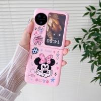 ราคา Fold Imdsoft TPU น่ารักการ์ตูน OPPO Find N2 N3 Flip VIVO X Flip Casing สําหรับสาวกันกระแทกเลนส์ป้องกันกรณี HHO02 (26610493594)
