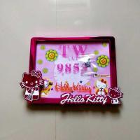 ราคา กรอบป้ายทะเบียน มอเตอร์ไซค์ ลายคิตตี้ สีบานเย็นสะท้ (26955912867)
