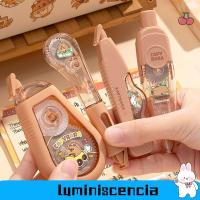 ราคา LUMINESCIA 4 ชิ้น/เซ็ตเทปลบคําผิด, เงียบ 38M ความจุขนาดใหญ่เทปเคลือบเงียบ, แบบพกพา Back To School Non-repetitive Capybara นักเรียนสลับเทปโรงเรียน Office (40024536756)