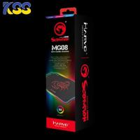 ราคา Marvo MG08 Gaming Mousepad Size-M แผ่นรองเมาส์มีไฟ RGB บิดงอได้ (6964799065)