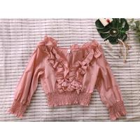 ราคา เสื้อครอปชมพูใหม่มาก❤️‍ (12326337145)