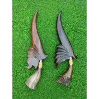 ราคา มีดเดือยไก่ มีดพก มีดเดินป่า ไม้ขาวดำ งานเงา (24595744608)