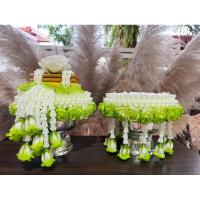 ราคา พานดอกไม้พร้อมธูปแพเทียนแพ (28278774552)