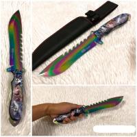 ราคา มีดเดินป่า มีดใบตาย Columbia 063 ใบรุ้ง (4642570425)