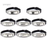 ราคา กําไลข้อมือซิลิโคน ไทเทเนียม ลายศิลปินเกาหลี BLACKPINK/Got7/Twice/Seventeen สําหรับผู้หญิง และผู้ชาย (25655000423)