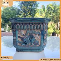 ราคา กระถางสี่เหลี่ยมมุมโค้งมนและเคลือบโบราณหนากระถางบอนไซเลียนแบบโบราณสี่เหลี่ยม (41412009403)