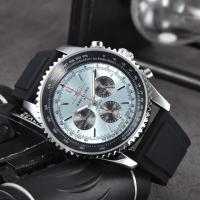 ราคา Breitling Centennial Spirit Quartz Movement Watch สามตา Sun Display สายรัดข้อมือซิลิโคน (55600842472)