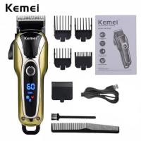 ราคา Kemei KM-1990 #แบตเตอเลี่ยนตัดผม ปัตตาเลี่ยนตัดผม แบตเตอเลี่ยนตัดผมไร้สาย ตัดผมชา (26791605300)