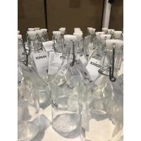 ราคา SALE!! ขวดแก้วมีจุกล็อก, แก้วใส, ลายหัวใจ, 0.5 ลิตร (1733373023)