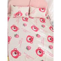 ราคา LOTSO BEAR TOY STORY PILLOW BED COVER STRAWBERRY (27887649922)