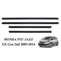 ราคา เซ็ต 4ประตู คิ้วรีดน้ำประตู ตัวนอก ฮอนด้า แจ๊ส 2008-2014 เจน2 คิ้วรีดน้ำ ยางรีดน้ำประตู Honda Jazz ยางรีดน้ำ (29288502239)