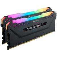 ราคา CORSAIR RAM DDR4(3200) 32GB (16GBX2) Vengeance RGB PRO Black (3244546525)